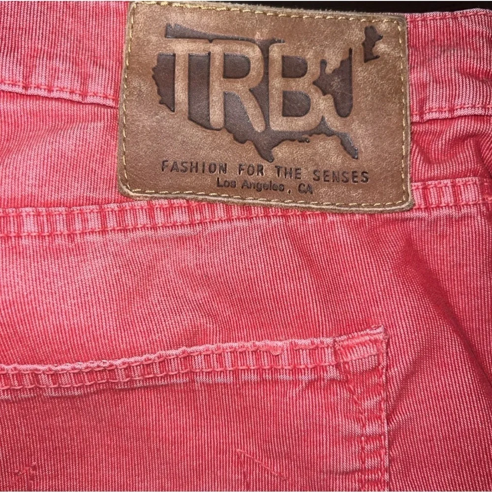 Rare Vintage  2011 True Religion MEN RED GENO Corduroy Pants 38